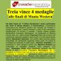 Treia Vince 4 Medaglie