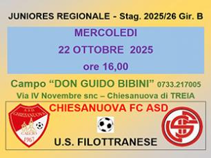 Chiesanuova FC - Filottranese