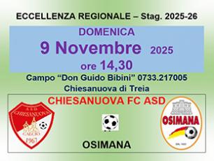 Chiesanuova FC - Osimana