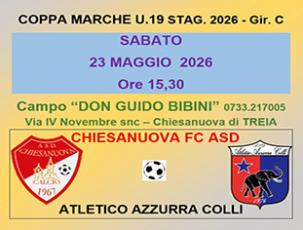 23.05.2026 Chiesanuova-Azz Colli