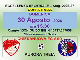CI. Chiesanuova FC-Aurora Treia