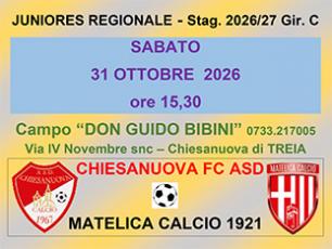 Chiesanuova FC - Matelica Calcio