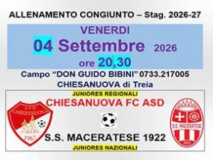 JUNIORES  Chiesanuova - Maceratese