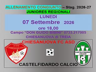JUNIORES  Chiesanuova-Castelfidardo