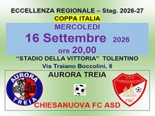 CI. Aurora Treia - Chiesanuova FC
