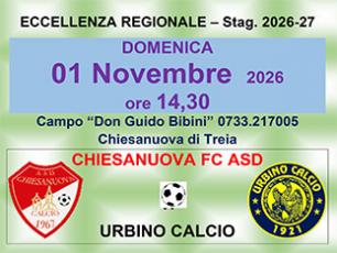 Chiesanuova FC - Urbino Calcio